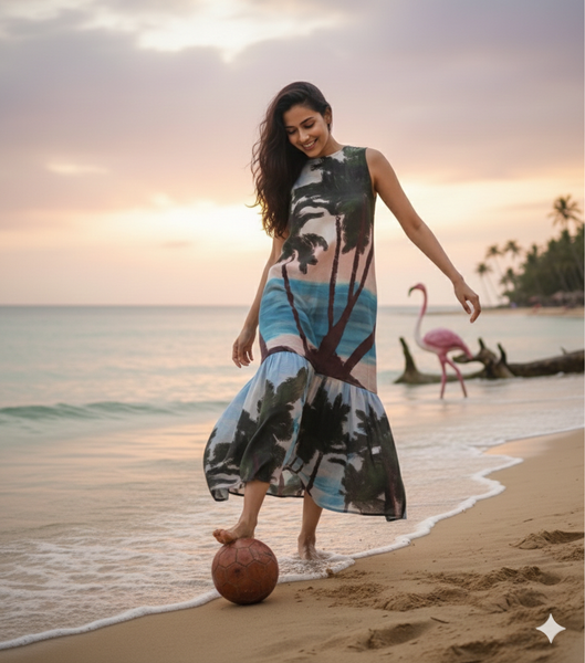 Beach vibe ( long dress )
