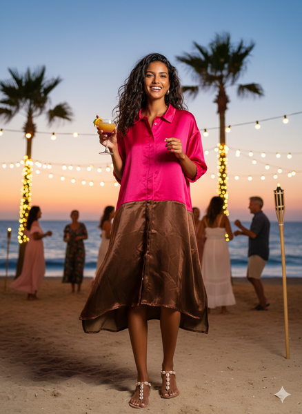 Dawn to dusk  ( oversized long shirt dress )