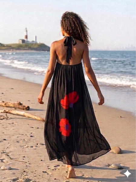 Black boom  ( backless dress )