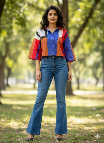 Nostalgia crop shirt