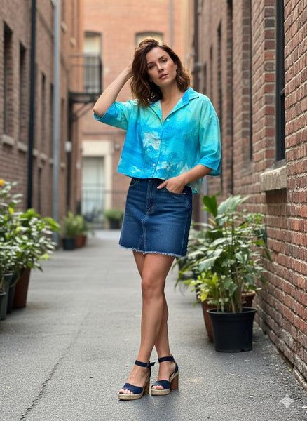 Water baby ( crop shirt )