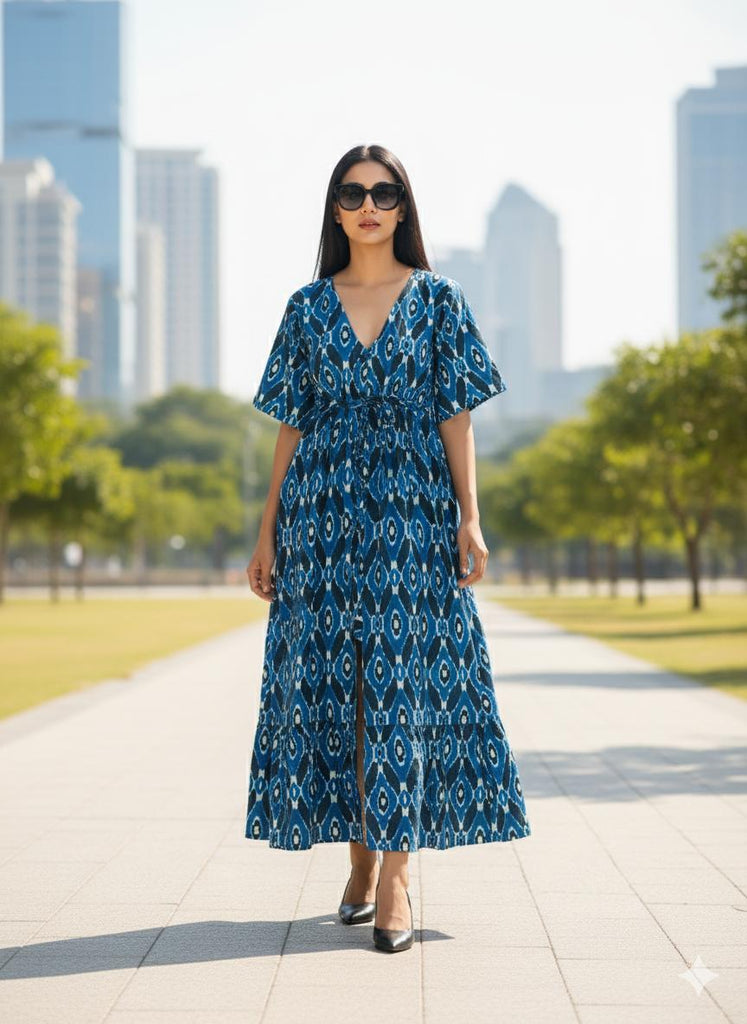 Blue lagoon ( maxi dress ) RADHARAMAN CLOTHING PRIVATE LIMITED Blue lagoon ( maxi dress ) RADHARAMAN CLOTHING PRIVATE LIMITED