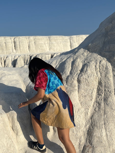 Riding my horse  [ shirt dress]