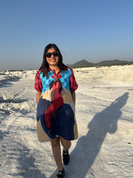 Riding my horse  [ shirt dress]