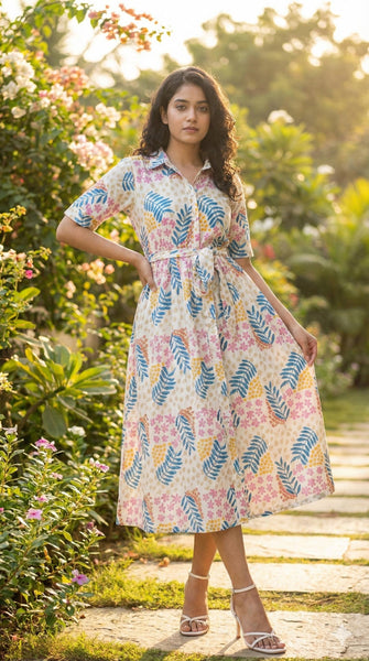 Juliet balcony ( midi with belt )