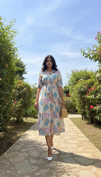 Juliet balcony ( midi with belt )