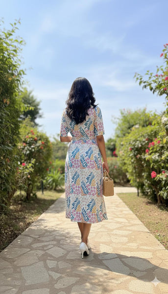 Juliet balcony ( midi with belt )