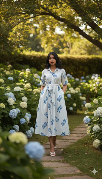 Moon night ( midi with belt )