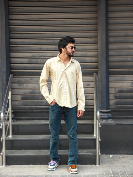 Yellow solid ( Men’s shirt )