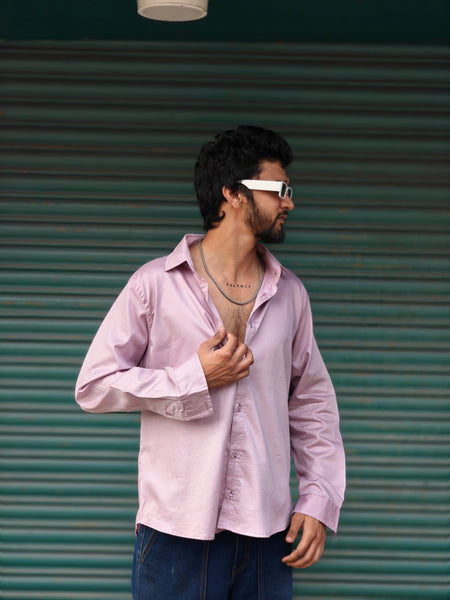 Light Pink solid (Men’s shirt )