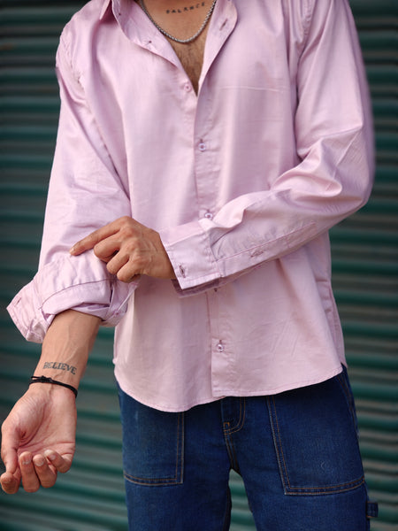 Light Pink solid (Men’s shirt )