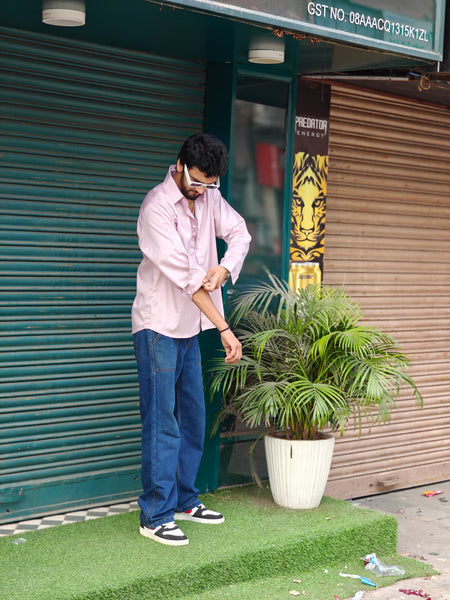 Light Pink solid (Men’s shirt )