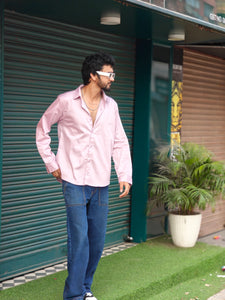 Light Pink solid (Men’s shirt )