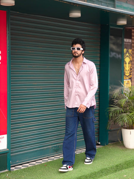 Light Pink solid (Men’s shirt )