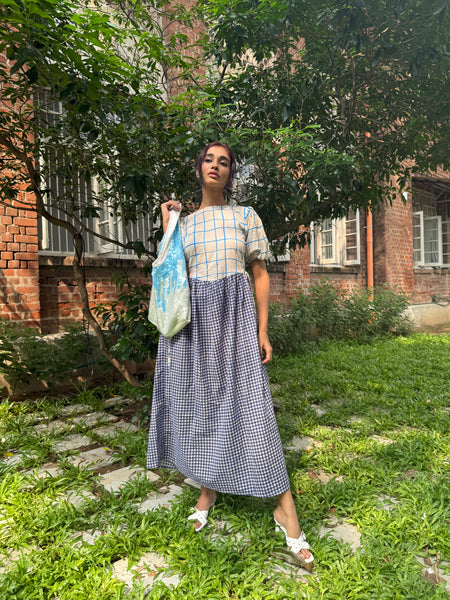 Checks+ghingham ( maxi )