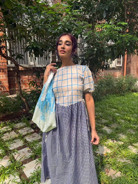 Checks+ghingham ( maxi )