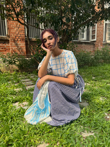 Checks+ghingham ( maxi )