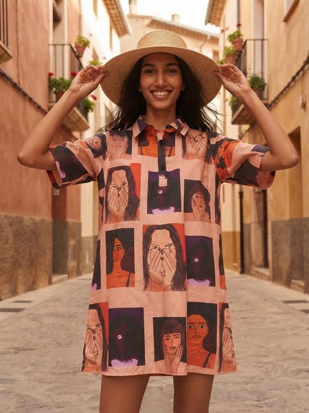 Faces in the metro ( dress )