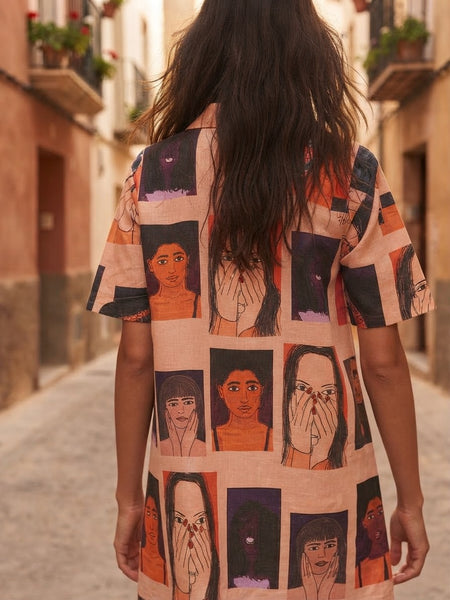 Faces in the metro ( dress )