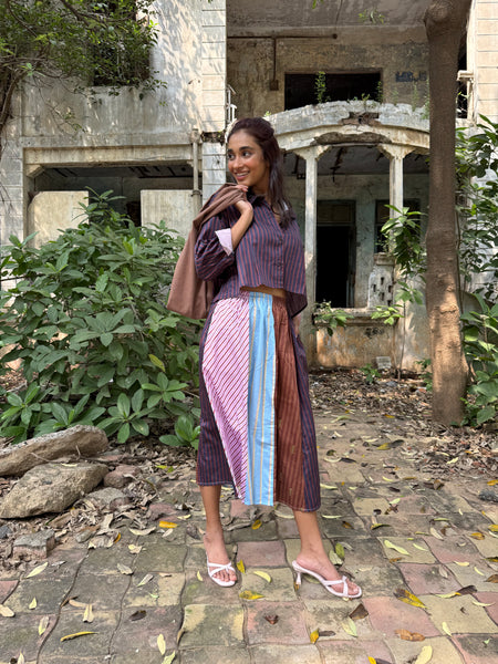 Mix Striped skirt