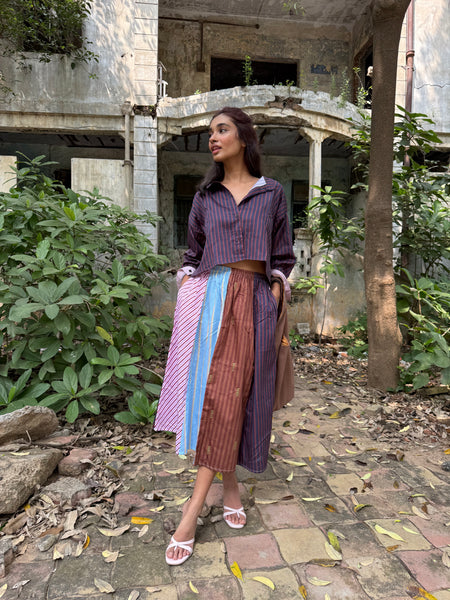Mix Striped skirt