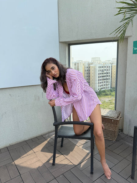 Red striped shirt