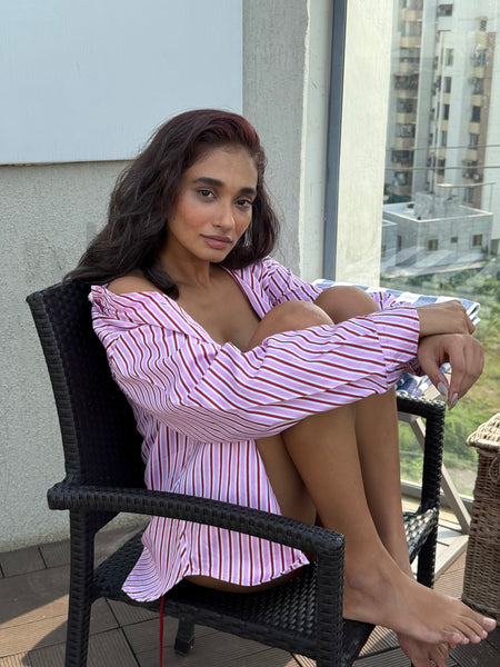 Red striped shirt