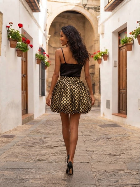 Golden night  ( balloon skirt )
