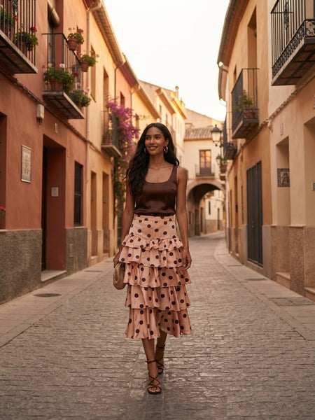 Coffee date ( frill skirt )