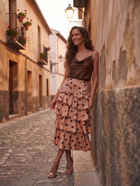 Coffee date ( frill skirt )