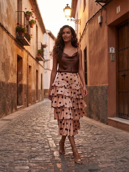 Coffee date ( frill skirt )