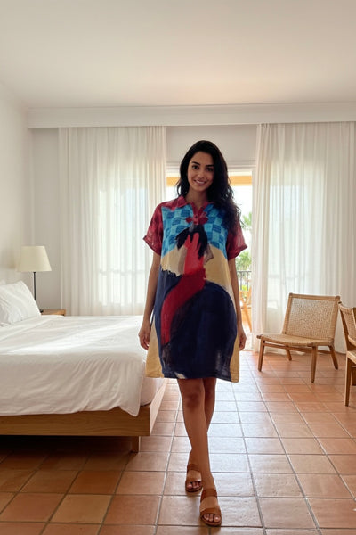 Riding my horse  [ shirt dress]