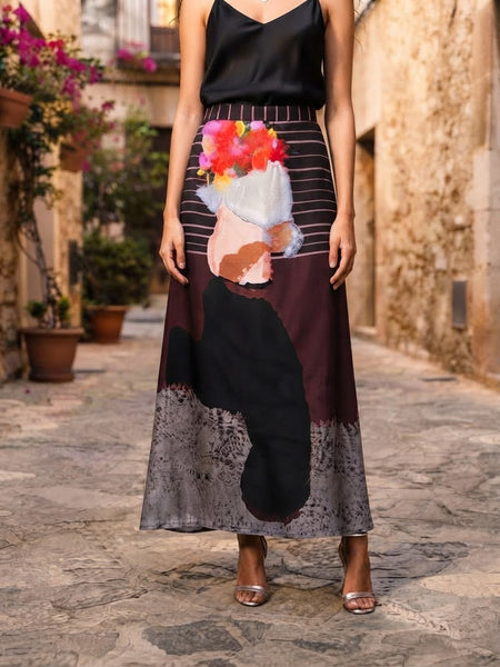 Boy & bouquet ( long skirt  )