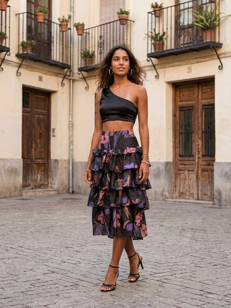 Painted garden ( frill skirt )