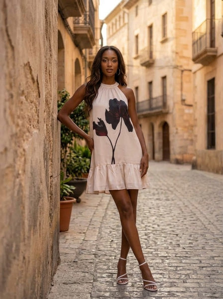 Night flower ( halterneck dress )