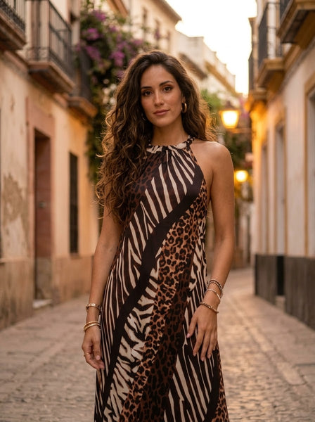 Animal  ( Backless dress )