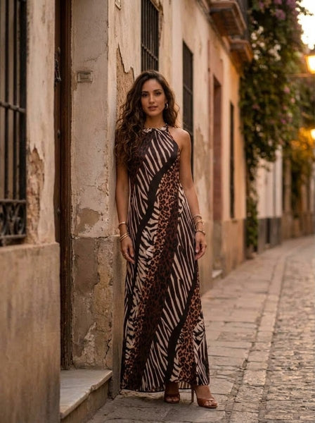 Animal  ( Backless dress )