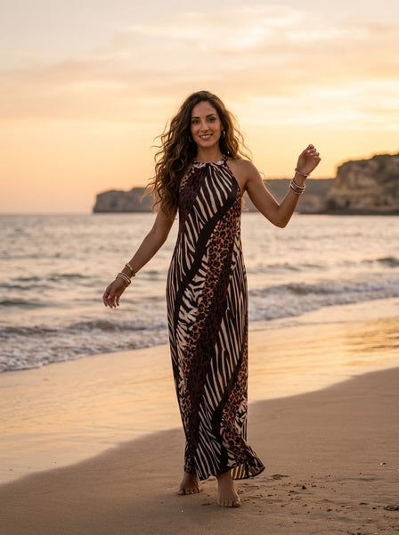 Animal  ( Backless dress )