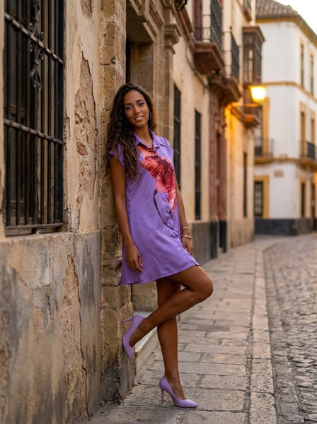 Purple haze ( shirt dress )