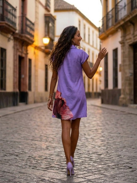 Purple haze ( shirt dress )