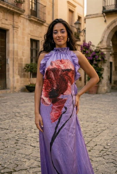 Purple haze (backless dress)