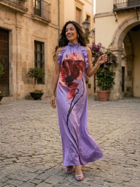 Purple haze (backless dress)
