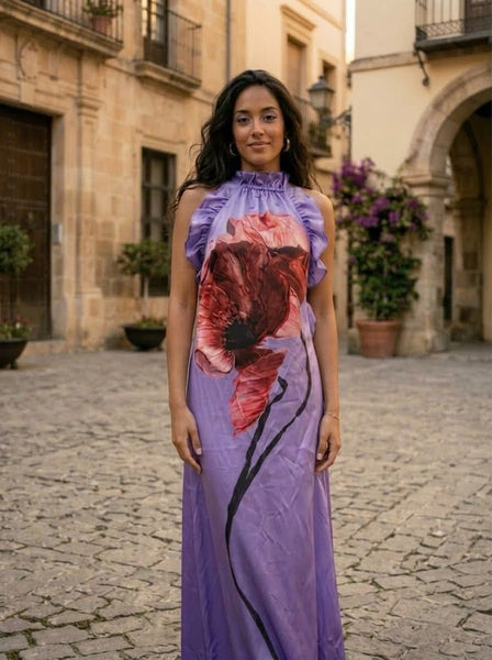 Purple haze (backless dress)