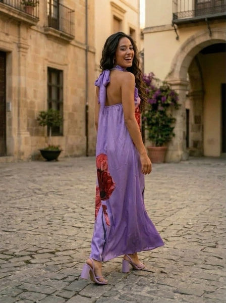 Purple haze (backless dress)