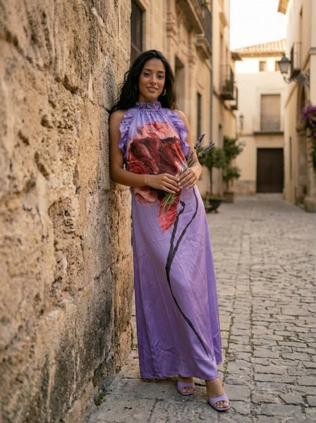 Purple haze (backless dress)