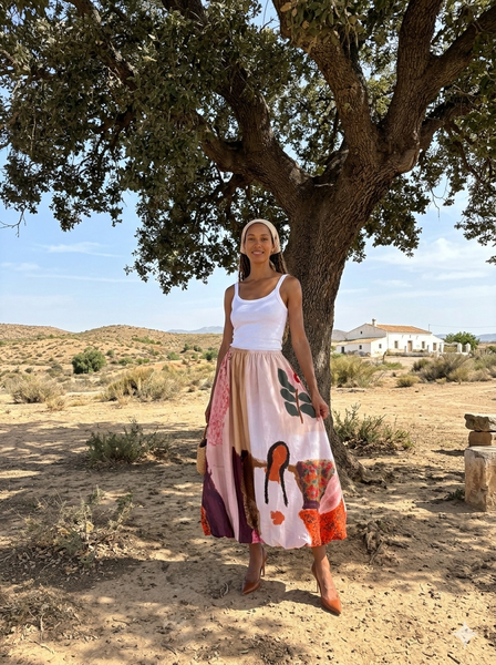 Me & my portrait (  balloon skirt )