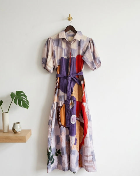 The backyard  ( long dress with belt  )