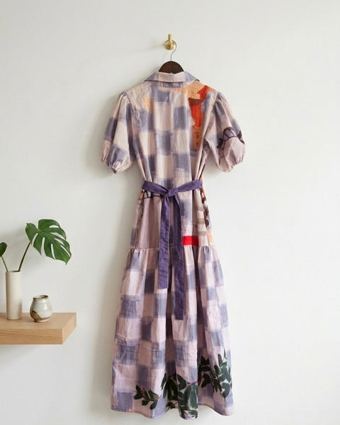 The backyard  ( long dress with belt  )