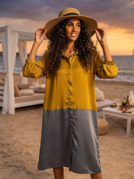 Sunset ( oversized long shirt dress )