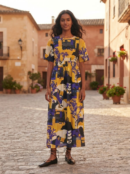 Purple lady ( back tie maxi )